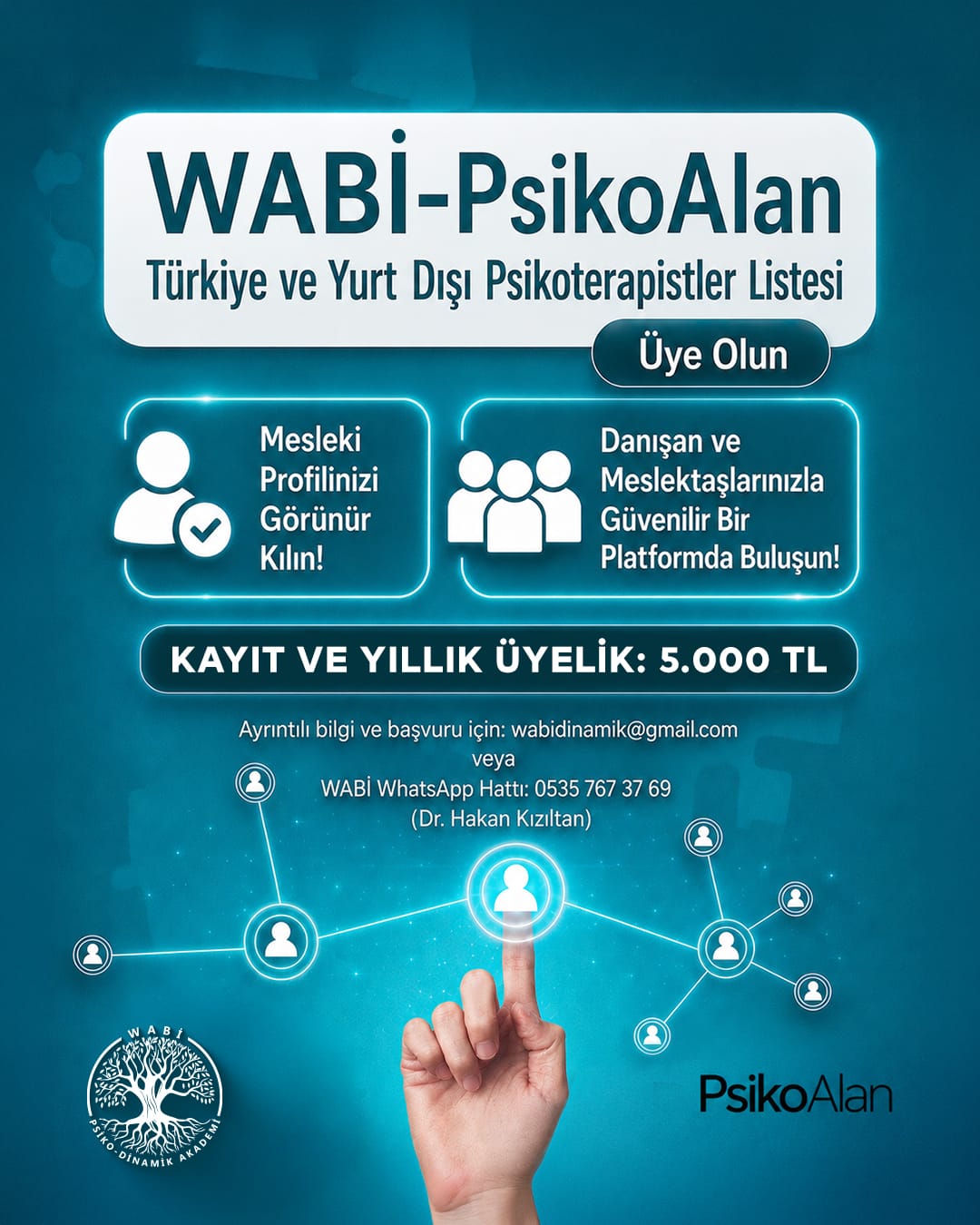 WABİ-PsikoAlan Üyelik